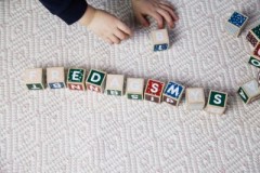 Micki Senses Holzwurfel-Buchstabenbausteine Деревянные кубики для букв Senses