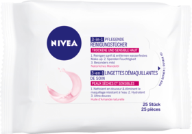 NIVEA Очищающие салфетки Средство для уходаnd, 25 шт NIVEA Очищающие салфетки Средство для уходаnd, 25 шт