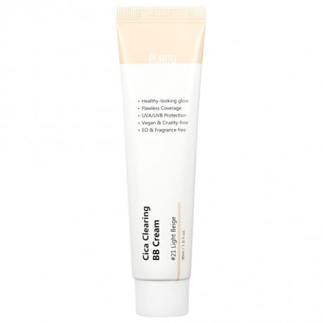 PURITO Cica Clearing BB Cream Light Beige Cica Очищающий ВВ-крем