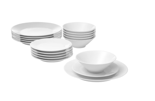 IKEA 365+ Service 18-tlg., weiss , 403.411.01, Икеа ИКЕА/365+ Сервиз, 18 предметов, цвет белый IKEA 365+ Service 18-tlg., weiss , 403.411.01, Икеа ИКЕА/365+ Сервиз, 18 предметов, цвет белый