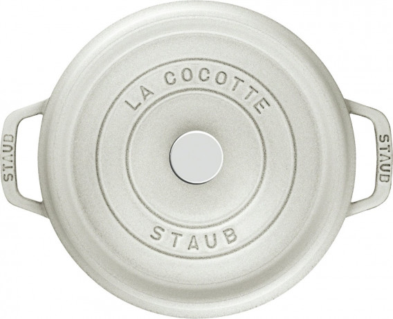 Staub Staub Br\u00e4ter Cocotte 28cm rund  Weiss Staub Br&gt;4ter Кокотка 28см круглая