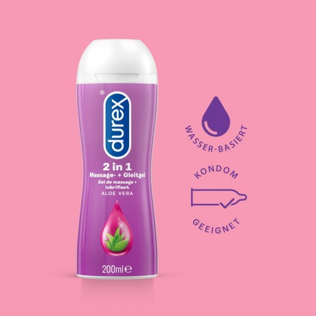Durex Play 2 in 1 Massage & Gleitgel Aloe Vera Play 2 в 1 Массаж и смазка Алоэ Вера