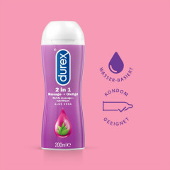 Durex Play 2 in 1 Massage &amp; Gleitgel Aloe Vera  Play 2 в 1 Массаж и смазка Алоэ Вера