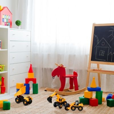 relaxdays Baustellenfahrzeuge Kinder 6-tlg. Set Строительные машины детские 6 шт. установлен