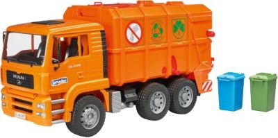 Bruder BRUDER 02760 Mull LKW 47cm MAN TGA orange Мусоровоз BRUDER 02760 47см MAN TGA оранжевый