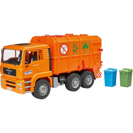 Bruder BRUDER 02760 Mull LKW 47cm MAN TGA orange Мусоровоз BRUDER 02760 47см MAN TGA оранжевый