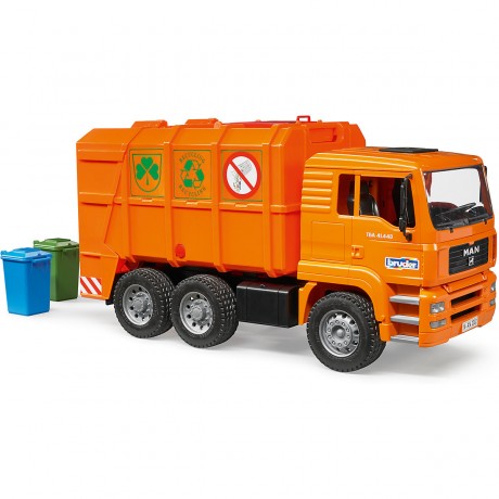 Bruder BRUDER 02760 Mull LKW 47cm MAN TGA orange Мусоровоз BRUDER 02760 47см MAN TGA оранжевый