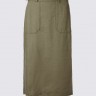 Marks & Spencer Юбка миди с высокой посадкой, овальным подолом и ремнем