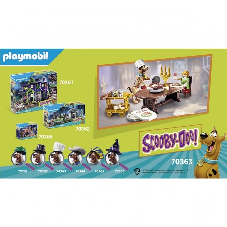 PLAYMOBIL 2er Set: 70362 SCOOBY-DOO! Abenteuer auf dem Friedhof + 70363 SCOOBY-DOO! Abendessen mit Shaggy Набор из 2 предметов: 70362 СКУБИ-ДУ! Приключения на кладбище + 70363 СКУБИ-ДУ! Ужин с Шэгги