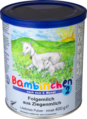 Bambinchen Молочная смесь для малышей 2 aus Ziegenmilch после 6. Месяц	ев, 400 г