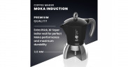 Bialetti Bialetti Moka Induction, Espressomaschine schwarz/silber, 2 Tassen  schwarz, silber Bialetti Moka Induction, кофемашина для эспрессо черный/серебристый, 2 чашки