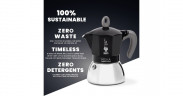 Bialetti Bialetti Moka Induction, Espressomaschine schwarz/silber, 2 Tassen  schwarz, silber Bialetti Moka Induction, кофемашина для эспрессо черный/серебристый, 2 чашки