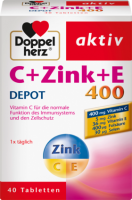 Doppelherz Витамин C 400 + С цинком + Витамин Е Depot Таблетки, 40 шт