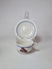 Otla Чашка, белый фарфор с изображением медвежонка, Германия, 1960-70гг.