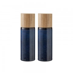 Bitz Bitz Gastro dark blue Salzmuhle & Pfeffermuhle Set 2-tlg. d: 5 cm / h: 16,7 cm Набор мельниц для соли и перца Bitz Gastro темно-синий 2 шт. д: 5 см / ч: 16,7 см