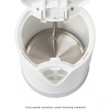 CLATRONIC CLATRONIC Wasserkocher WK 3452 weiss, Wasserkocher 1,8L mit verdecktem Heizelement Чайник CLATRONIC WK 3452 белый, чайник 1,8л со скрытым нагревательным элементом