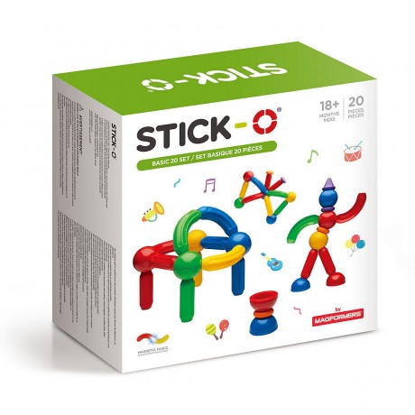 MAGFORMERS STICK-O Basic 20 СТИК-О Базовый 20