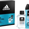 adidas Geschenkset Feel the Chill, Адидас Подарочный Набор Ice Dive Лосьон после бритья 100мл + Гель для душа 250мл