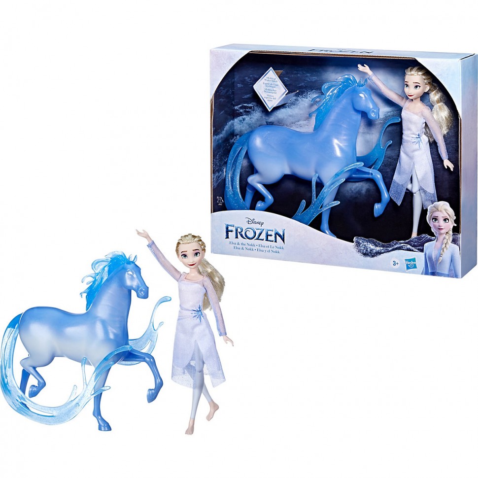 Купить Hasbro Disney Die Eiskonigin 2 Elsa Puppe und Nokk Figur Disney  Frozen 2 Кукла Эльза и фигурка Нокк в интернет-магазине Diskontshop.eu  Германия всего за 6 845 руб. в