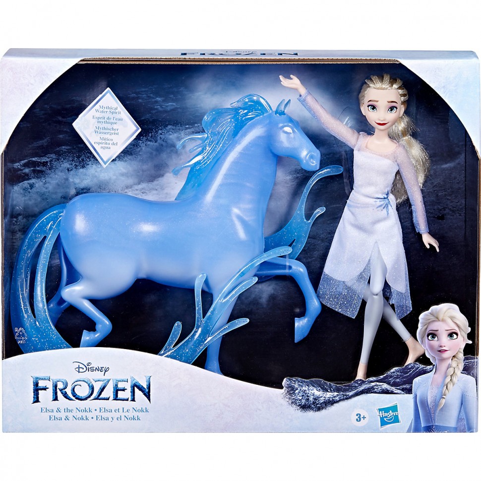 Купить Hasbro Disney Die Eiskonigin 2 Elsa Puppe und Nokk Figur Disney  Frozen 2 Кукла Эльза и фигурка Нокк в интернет-магазине Diskontshop.eu  Германия всего за 6 845 руб. в