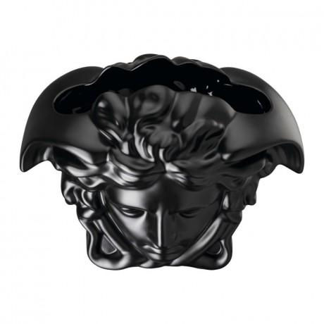 Rosenthal meets Versace Rosenthal Versace Medusa Grande Vase black h: 30 cm Ваза Rosenthal Versace Medusa Grande, черная, высота: 30 см
