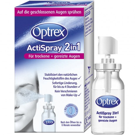 Optrex ActiSpray 2in1 f.trockene+gereizte Augen ActiSpray 2in1 для сухих + раздраженных глаз