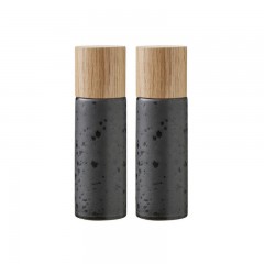 Bitz Bitz Gastro black Salzmuhle & Pfeffermuhle Set 2-tlg. d: 5 cm / h: 16,7 cm Набор мельниц для черной соли и мельницы для перца Bitz Gastro 2 шт. д: 5 см / ч: 16,7 см