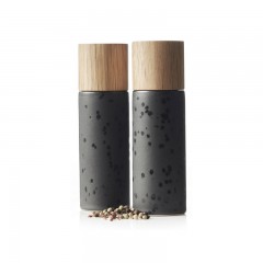Bitz Bitz Gastro black Salzmuhle & Pfeffermuhle Set 2-tlg. d: 5 cm / h: 16,7 cm Набор мельниц для черной соли и мельницы для перца Bitz Gastro 2 шт. д: 5 см / ч: 16,7 см