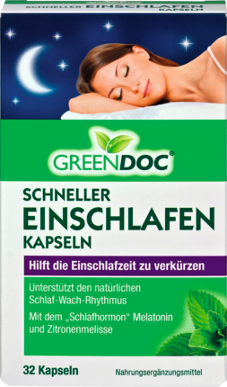 Green Doc Schneller Einschlafen Быстрый сон Капсулы, 32 шт