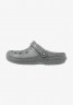 Crocs CLASSIC LINED UNISEX Hausschuh slate grey/smoke CLASSIC LINED UNISEX Тапочки сланцево-серый/дымчатый