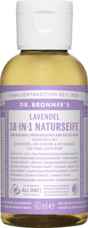 Dr.Bronner's (Доктор Броннерс) 18-IN-1 Naturseife Органическое мыло Lavendel, 60 мл