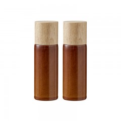 Bitz Bitz Gastro amber Salzmuhle & Pfeffermuhle Set 2-tlg. d: 5 cm / h: 16,7 cm Набор мельниц для соли и перца Bitz Gastro из янтаря, 2 шт. д: 5 см / ч: 16,7 см