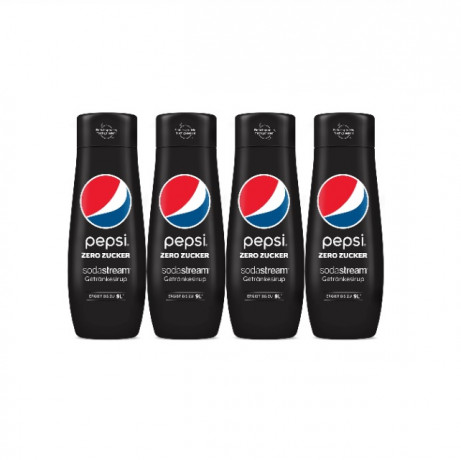 Набор сиропов для напитков SodaStream Pepsi без сахара, 4 х 440 мл