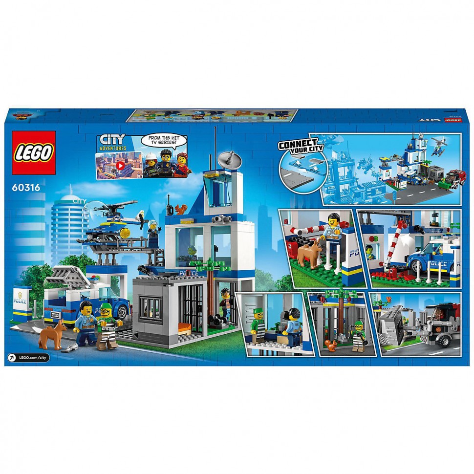 Купить LEGO City 60316 Polizeistation ЛЕГО Полицейский участок в  интернет-магазине Diskontshop.eu Германия всего за 9 779 руб. в