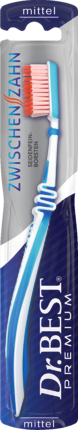 Зубная щётка Dr.Best Premium Zwischenzahn mittel, для межзубного пространства, средней жёсткости, 1 шт.