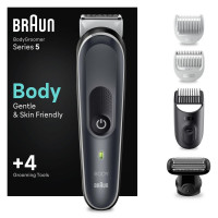 Braun BodyGroomer BG5360 Gentle Grey Груммер для кузова BG5360 нежный серый