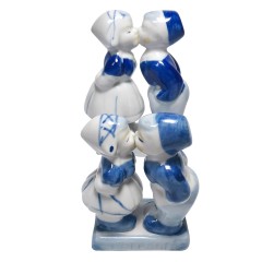 Delft Делфтский фарфор Набор коллекционных статуэток &quot;Целующиеся мальчик и девочка&quot;