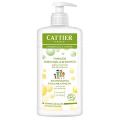 Cattier Familien Duschgel &amp; Shampoo 500ml  Семейный гель для душа и шампунь 500мл