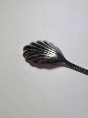 Origo per Cinerem Ложка для сахара с изображением орла, посеребренная нержавеющая сталь 18/10, 14см, Германия, 1950-60гг.