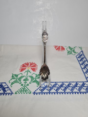 Origo per Cinerem Ложка для сахара с изображением орла, посеребренная нержавеющая сталь 18/10, 14см, Германия, 1950-60гг.