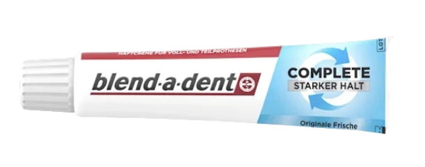 blend-a-dent Haftcreme Complete Original, 70 g х 3stk, Крем для фиксации зубных протезов Complete Original, освежающий вкус, 70 г x 3 штуки