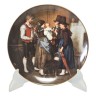 LILIEN PORZELLAN Номерная декоративная тарелка "Визит" Франц фон Дефреггер,  5318С, 20см, Германия, 1988г.
