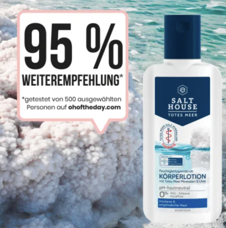 Salthouse Bodylotion Totes Meer Из солей Мёртвого Моря Терапия Лосьон для тела , 250 мл