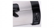 Cloer Cloer Brotchenbacker 3080, Toaster silber/schwarz, 570 Watt, fur 3 4 Brotchen silber/schwarz Хлебопечка Cloer 3080, тостер серебристый/черный, 570 Вт, на 3–4 хлеба
