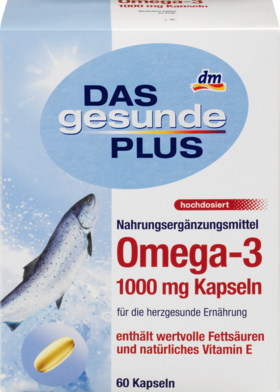 Mivolis Omega-3 Fisch Омега-3 1000 мг Рыбий жир в капсулах, 60 шт 