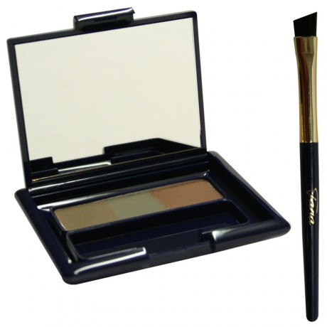 Tana Eyebrow Blond Compactpuder + Schablonen Augenbrauenpuder Augenmake-up, 1 шт.