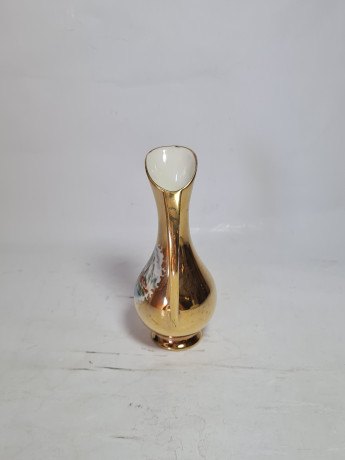 Ваза-кувшин винтажная Eigl Austria с изображением Зеефельда (Тироль), фарфор, 13 см, Австрия, 1970-80гг.