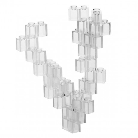 Katara 60 transparente Bausteine in Dachform 60 прозрачных строительных блоков в форме крыши