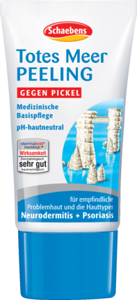 Schaebens Totes Meer Peeling Пилинг для лица из солей Мёртвого Моря для проблемной кожи	, подходит при псориазе, 75 мл