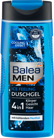 Balea MEN Duschgel Ice Feeling Гель для Душа с Ледяной Свежестью, 300 мл